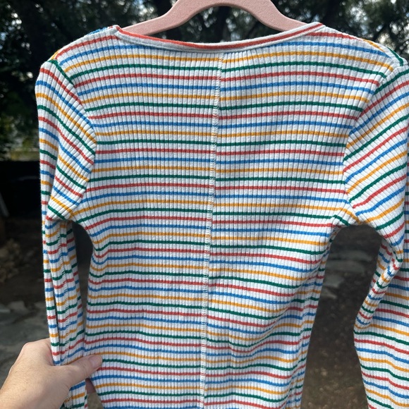 Molo Multicolor Striped Ribbed Top - Picture 4 of 4